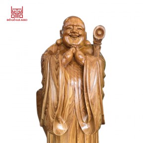 Tượng chúc phúc gỗ cẩm vàng 2m