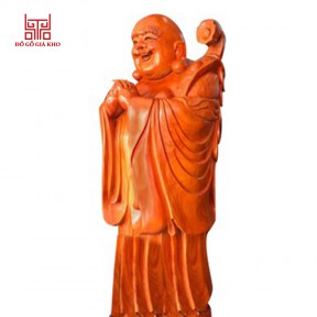Tượng chúc phúc gỗ hương đỏ 1m9
