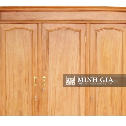 Tủ quần áo gỗ gõ đỏ