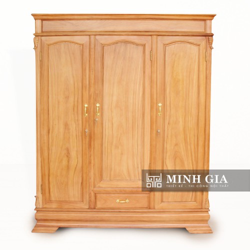 Tủ quần áo gỗ gõ đỏ
