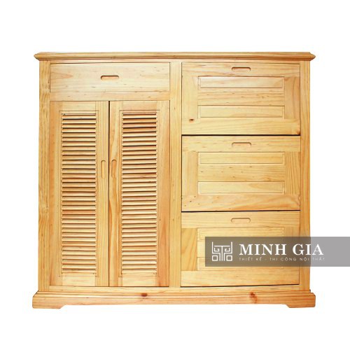 Tủ giày thông minh gỗ thông